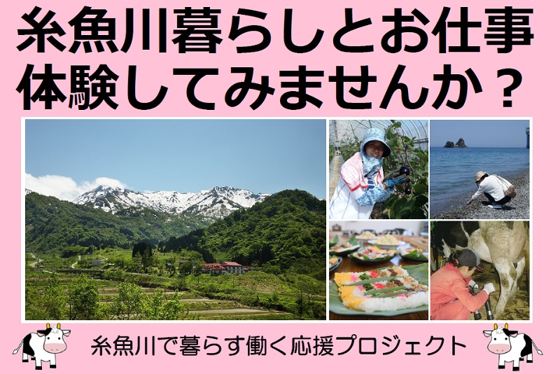 糸魚川で暮らす働く応援プロジェクト | 移住関連イベント情報