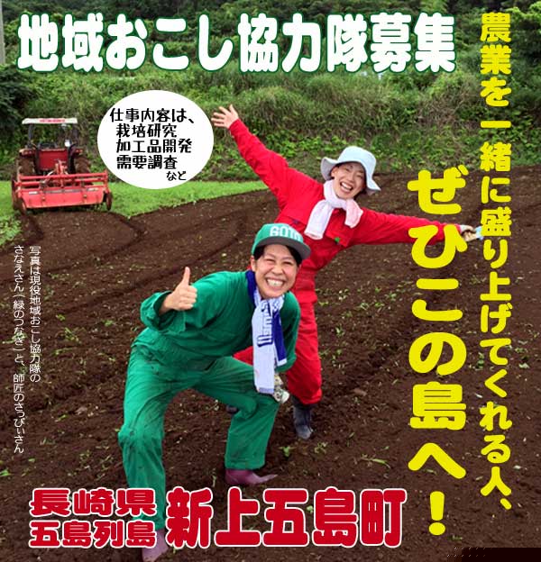 新上五島町　地域おこし協力隊募集 | 移住関連イベント情報