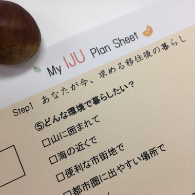 My IJU Plan Sheet | 地域のトピックス