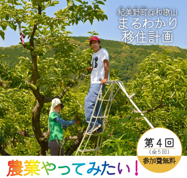 紀美野町@和歌山 まるわかり移住計画~生業としての農業~ in大阪 | 移住関連イベント情報