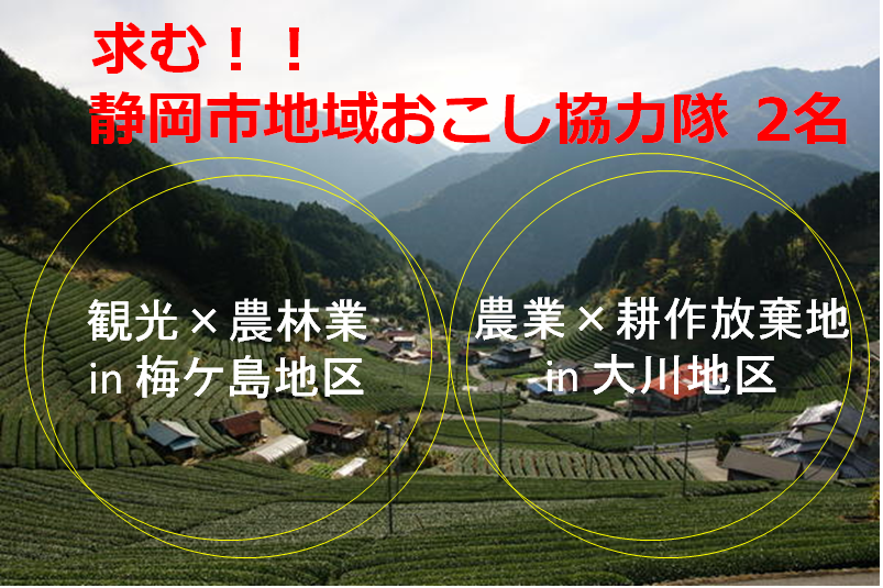 静岡市・地域おこし協力隊募集! | 移住関連イベント情報