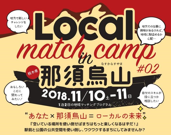 Local match camp in 那須烏山 #02 | 移住関連イベント情報