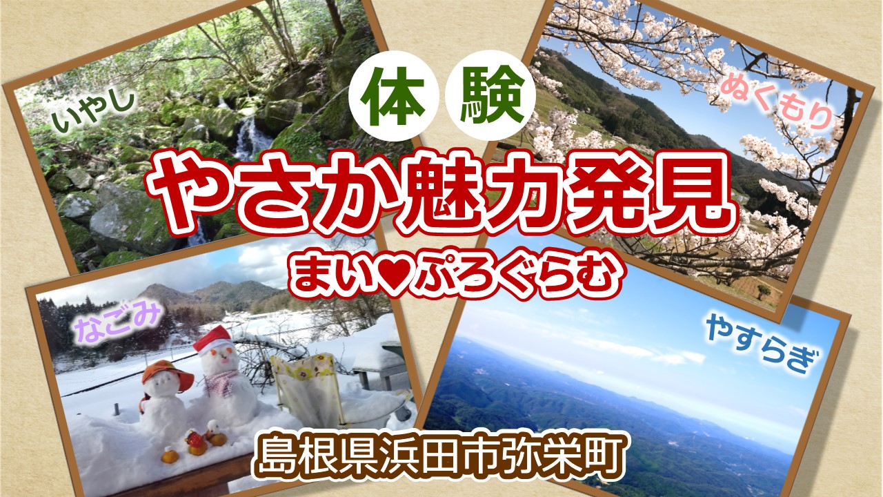 体験 やさか魅力発見まいぷろぐらむ | 移住関連イベント情報