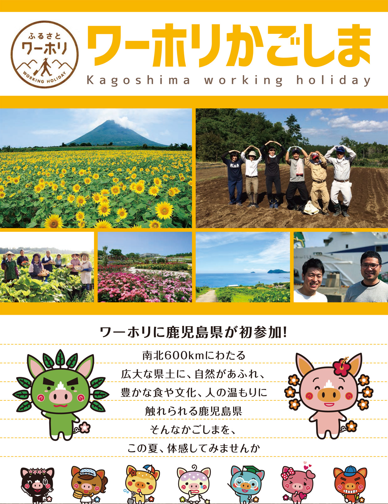 《ワーホリかごしま》参加者募集中です!! | 移住関連イベント情報