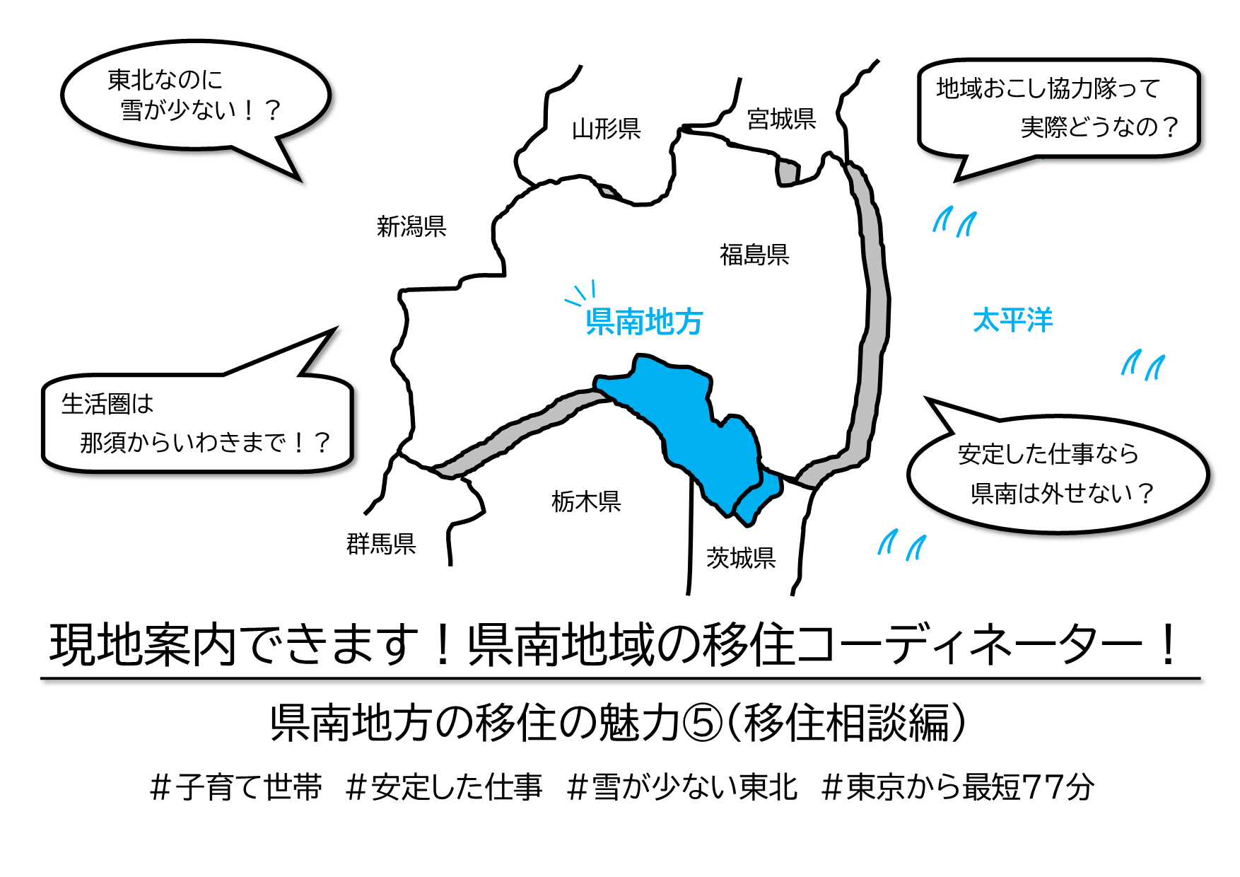 第5回 現地案内できます!県南地域の移住コーディネーターの活用方法!県南地方の移住の魅力?(移住相談編) | 地域のトピックス