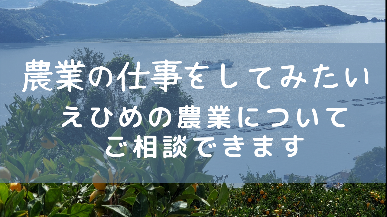 愛媛の農業について、気軽にご相談ください♪ | 地域のトピックス