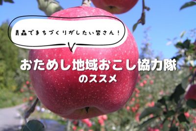 青森でまちづくりがしたい皆さん！　おためし地域おこし協力隊のススメ | 地域のトピックス