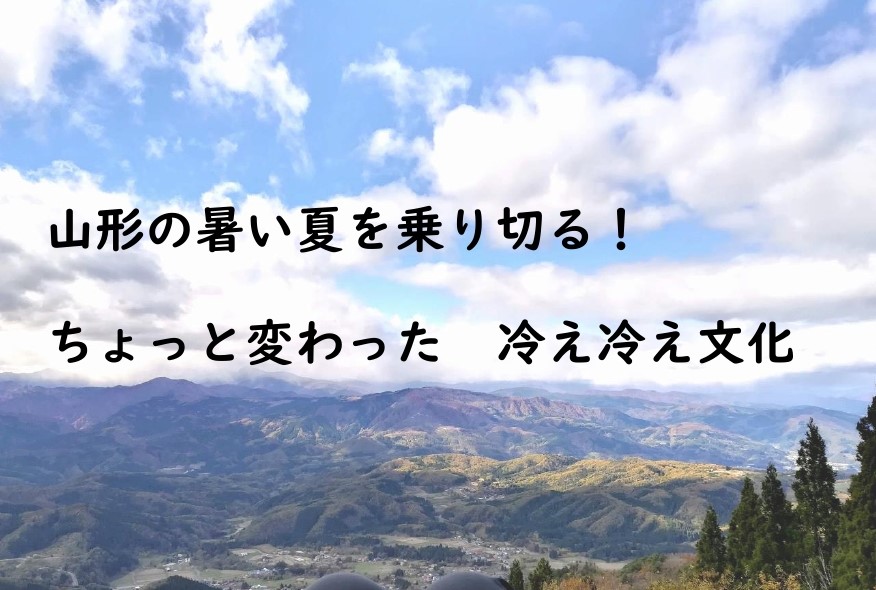 山形の夏を乗り切る！ちょっと変わった冷え冷え文化 | 地域のトピックス