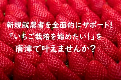 新規就農支援「唐津版アグ・トレ」って？ | 地域のトピックス