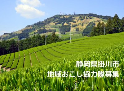＼4つのメニューから選べます／静岡県掛川市地域おこし協力隊募集(6/16必着) | 地域のトピックス