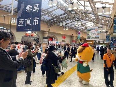 JR上野駅構内　群馬県産直市　開催しました。 | 地域のトピックス