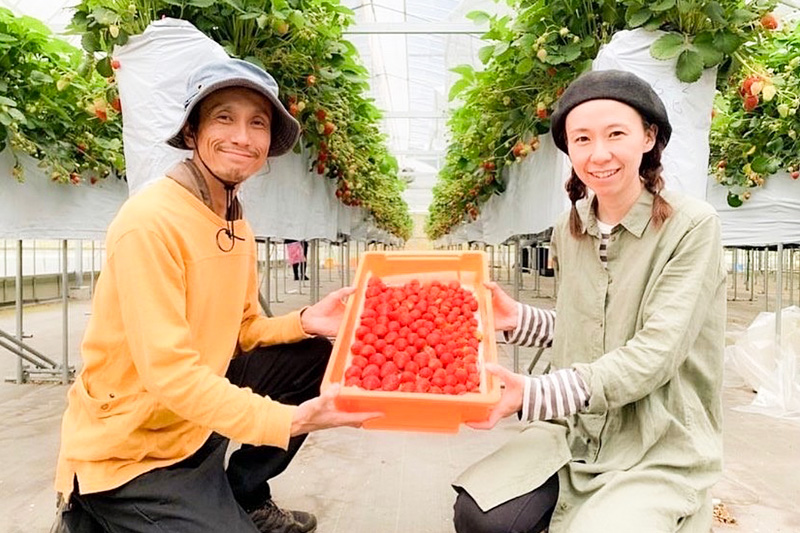 県をまたいで隣町へ移住。夫婦二人三脚で、安心でおいしい、いちごを届けたい | 移住ストーリー