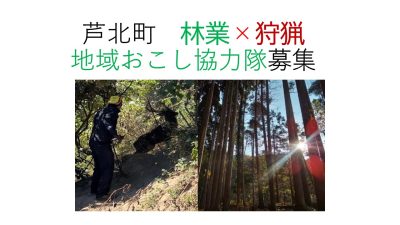芦北町 地域おこし協力隊 【林業×狩猟 2名】 | 移住関連イベント情報