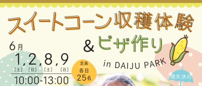 【石井町】地域おこし協力隊による『スイートコーン収穫体験＆ピザ作り』 | 地域のトピックス