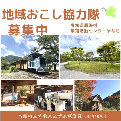 【馬路村】魚梁瀬地域おこし協力隊（集落活動）募集します　＝募集受付期間令和7年3月14日まで＝ | 地域のトピックス