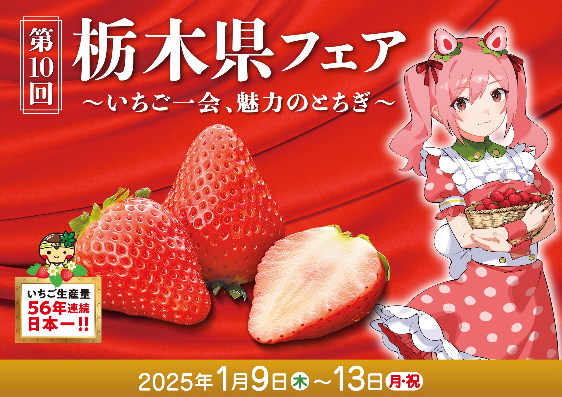 【1/11(土)、12(日)】イオンリテール株式会社主催「第10回栃木県フェア」に出展します! | 移住関連イベント情報