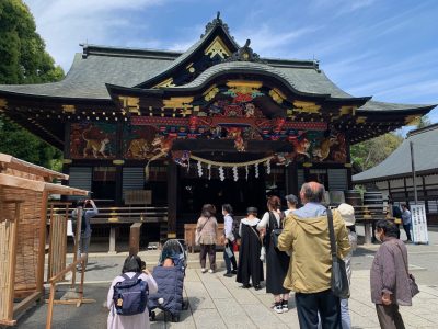 街の中心にある秩父神社は秩父夜祭の舞台となっています！