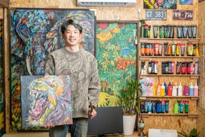 絵筆が生む地域とのつながり。豊川市でデジタルアートも学べる教室をオープン | 移住ストーリー