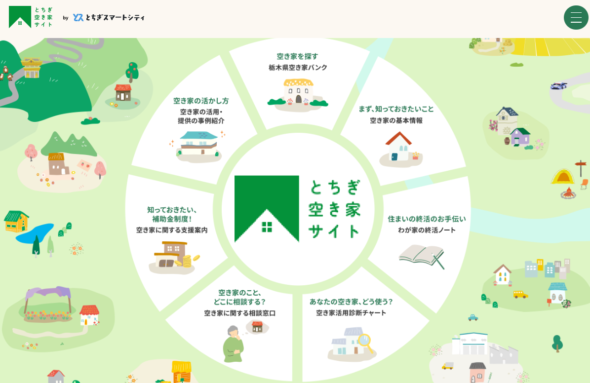 とちぎ空き家ポータルサイトオープン！ | 地域のトピックス