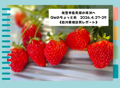 能登半島先端の珠洲　GWちょっと前　2026.4.27～29《石川県相談員レポート》 | 地域のトピックス
