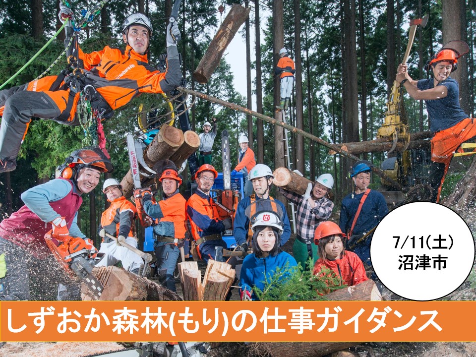 しずおか森林(もり)の仕事ガイダンス | 移住関連イベント情報
