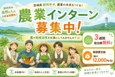 地域おこし協力隊インターン【那珂市】 | 地域のトピックス