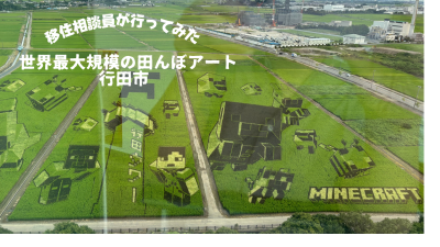 行田でタワーから田んぼアートを眺め、歴史・文化に触れてみた！ | 地域のトピックス